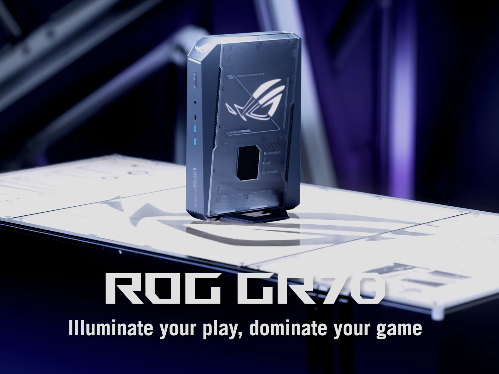 صورة توضح إطلاق آسوس لجهاز ROG GR70 ميني-بي سي للألعاب: بديل قوي بمعالج AMD Ryzen | موقع تقني لايف